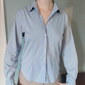 Vintage Lands End Light Blue Collared Button Down